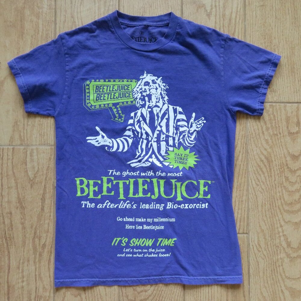 Beetlejuice Purple Hot Topic T-shirt Women's Small
